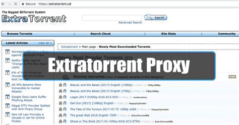ExtraTorrent Proxy Sites List in 2022 (Best Working .